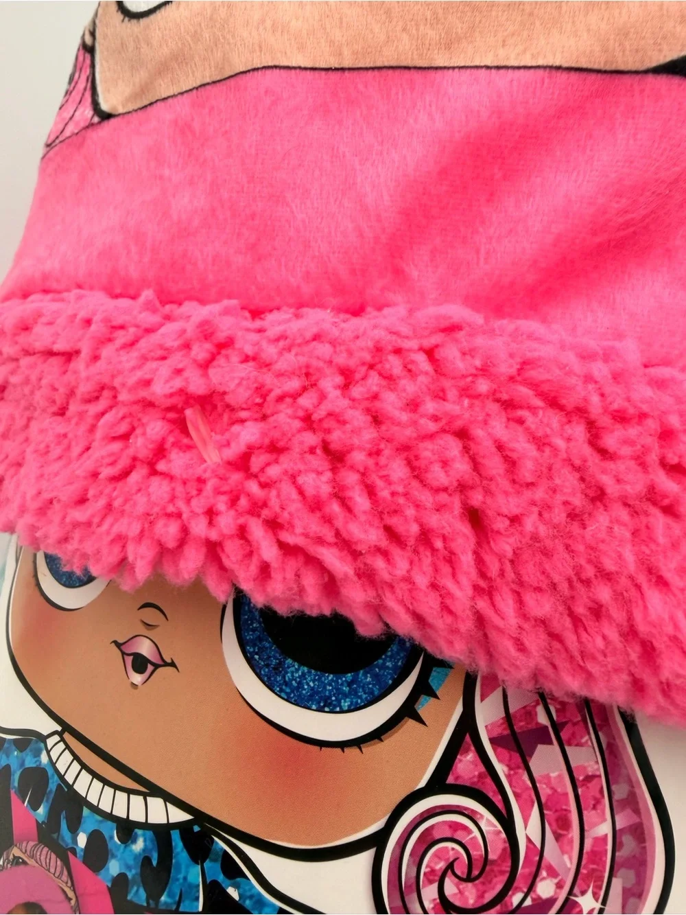 L.O.L. Surprise! Pink and Blue Hooded Cozy Wrap 40” x 55”